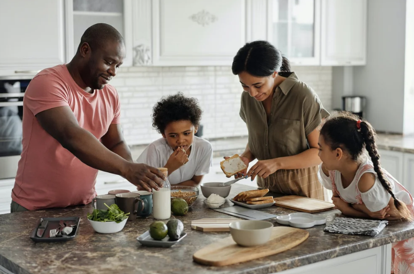 A diverse community of children, teens, and adults learning and connecting together